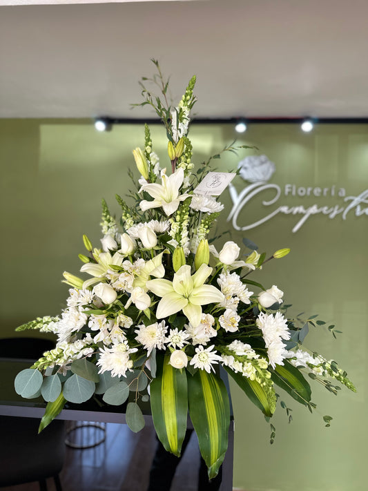 Arreglo paisaje en blanco 2