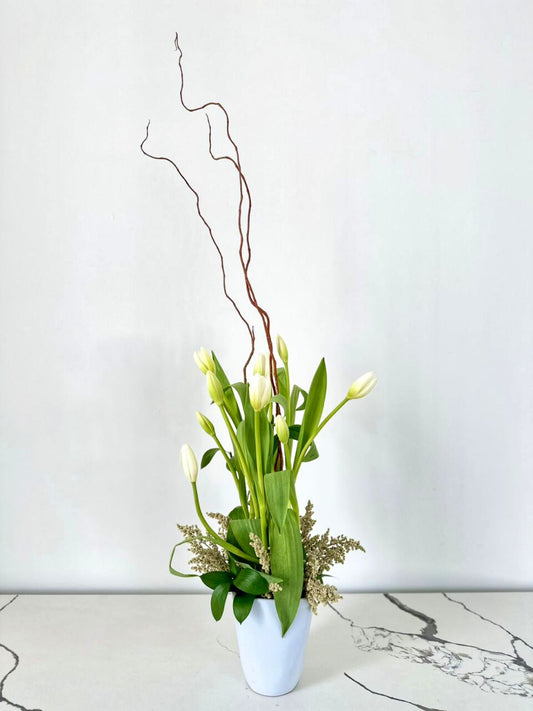 Arreglo de 10 tulipanes