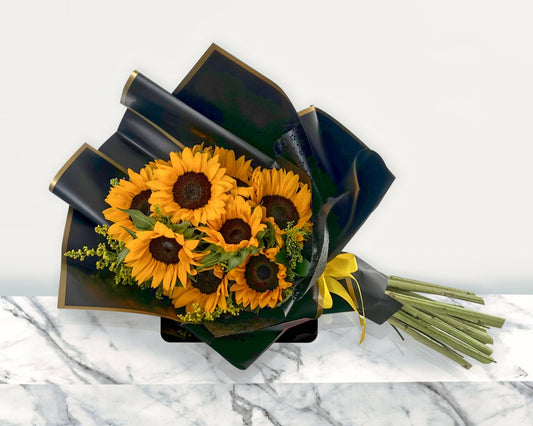 Ramo de 10 girasoles