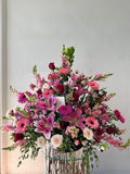 Arreglo pasarela rosa